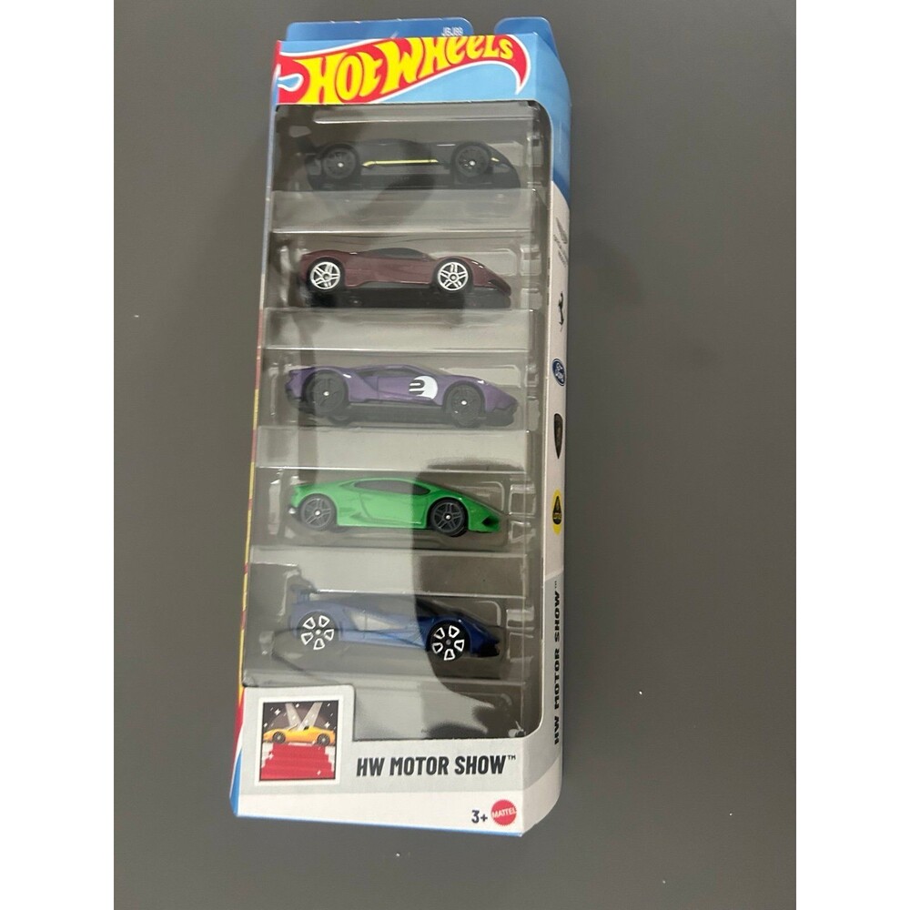 Hot Wheels -2025 ,Ferrari SF90 Stradale, Red, HW Motor Show, 5 Pack